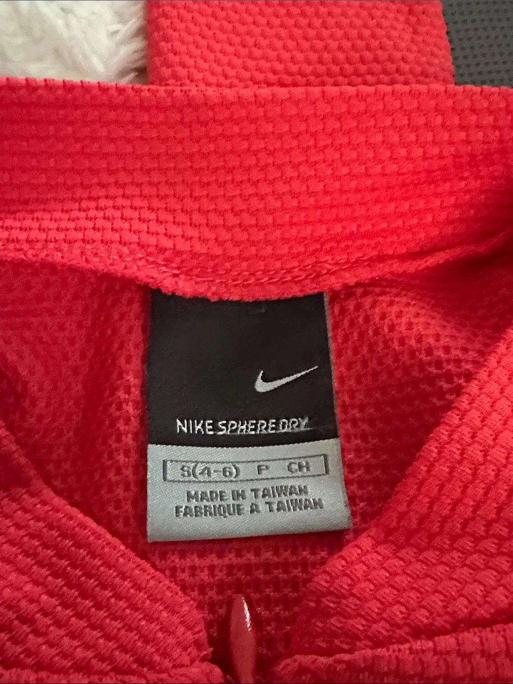 Nike Sphere Dry Women’s Cycling Jersey Sz S Coral Gray Full Zip Long Sleeve NWOT